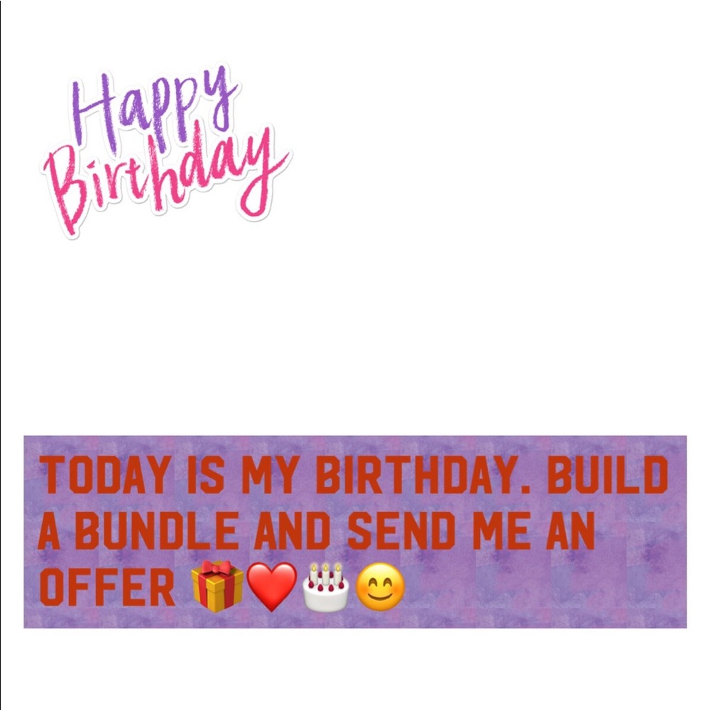 NAME YOUR BUNDLE PRICE IN CELEBRATION OF MY DAY
